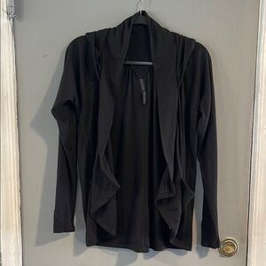 GAIAM‎ Black Open Front Cardigan XS